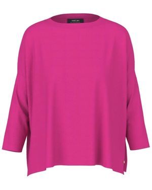 Marc Cain Rundhals-Pullover - Pink