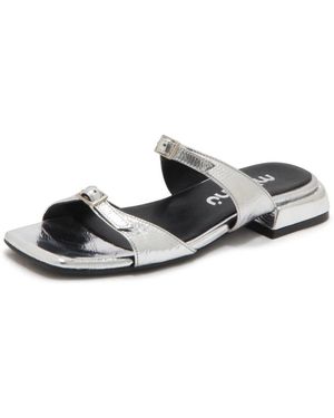 Mimmu Schoenen ,Grijs ,M397M13 Boemio Slippers - Zwart