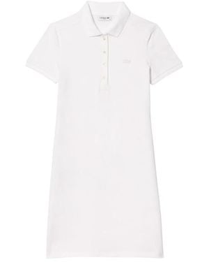 Lacoste Kleedjes ,Wit ,Katoen Jurken Wit