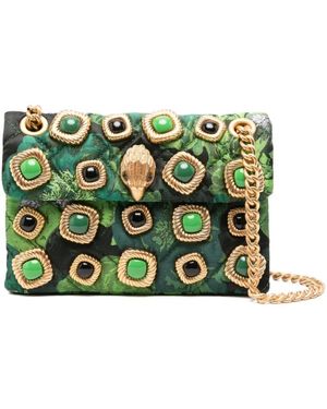 Kurt Geiger Grüne Blumen Gesteppte Schultertasche