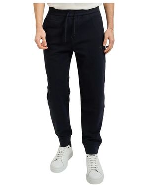 ARMANI EXCHANGE Broeken ,Blauw ,Katoen Tone Logo Jogger Pants