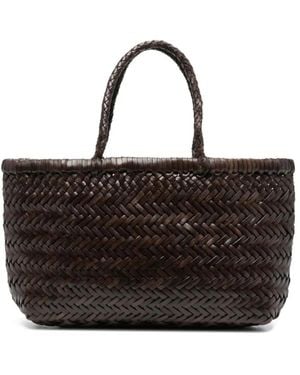 Dragon Diffusion Tassen ,Bruin ,Leer 8809 Tote Bag - Zwart
