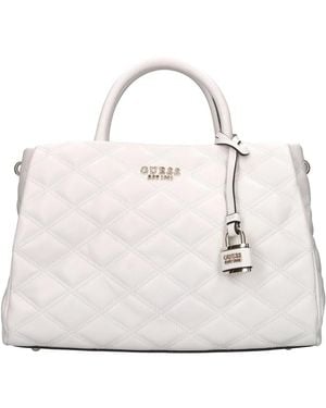 Guess Faux Leren Tas - Wit