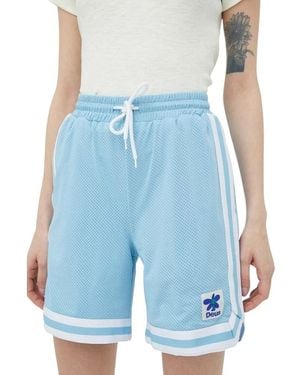 Deus Ex Machina Korte Broeken ,Blauw ,Polyester Short Shorts