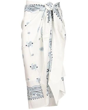 Ferragamo Arabesque Sarong - Wit