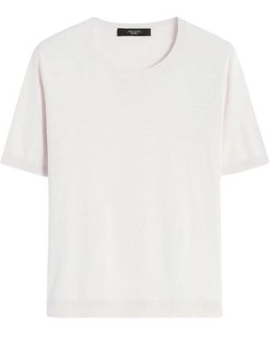 Weekend by Maxmara Round-Neck Knitwear - Blanco