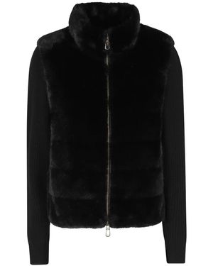 DUNO Faux Fur & Shearling Jackets - Black