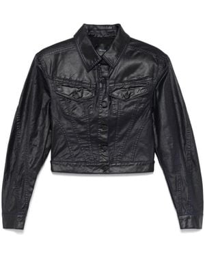 Mugler Light Jackets - Zwart