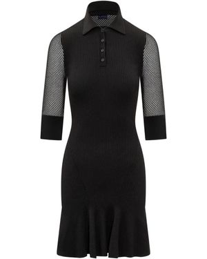 Off-White c/o Virgil Abloh Polo mini kleid - Schwarz