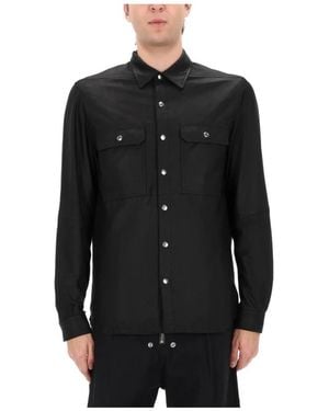 Rick Owens Leather Jackets - Noir