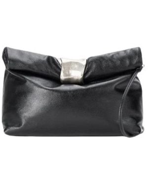 STAUD Tassen ,Zwart ,Leer Cuff Clutch