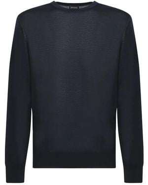 ZEGNA Sweatshirts - Bleu