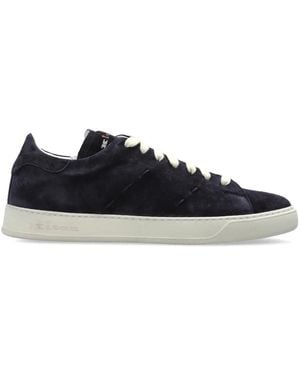 Kiton Suede Sneakers - Schwarz