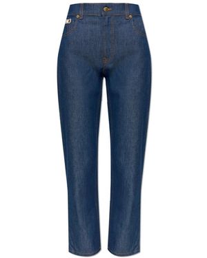 Moschino Cropped Jeans - Azul