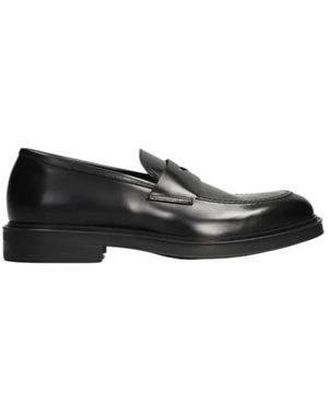 Green George Loafers - Black