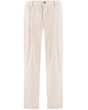 Herno Straight Trousers - Neutro