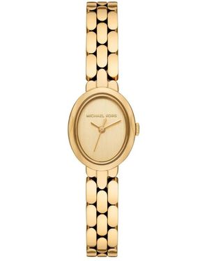Michael Kors Accessoires ,Geel ,Petite Maude Horloge - Metallic