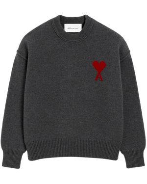 Ami Paris Maglione Ami De Coeur - Zwart
