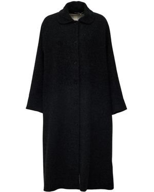 Apuntob Jassen ,Grijs ,Katoen Single-Breasted Coat - Zwart