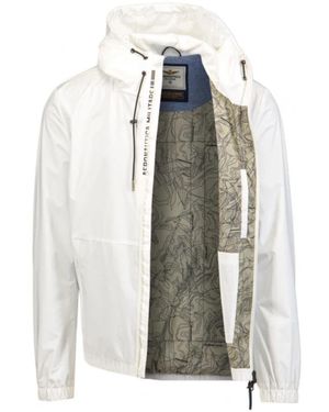Aeronautica Militare Rain Jackets - White
