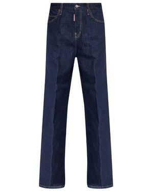 DSquared² Jeans ,Blauw ,Katoen Baggy Jeans