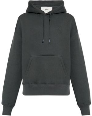 Ami Paris Hoodies - Gris