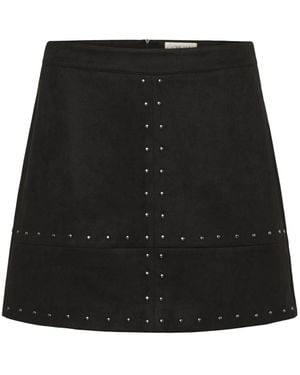 Cream Short Skirts - Nero