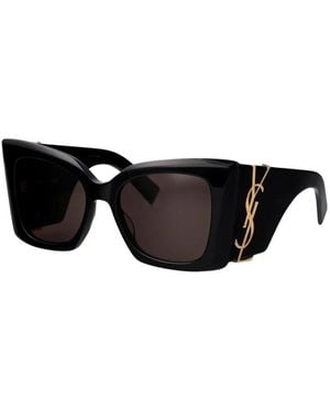 Saint Laurent Blaze Cateye Zonnebril - Zwart