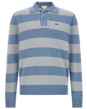 Lacoste Tops ,Blauw ,Katoen Polo Shirt