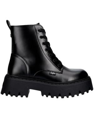 Buffalo Lace-Up Boots - Negro