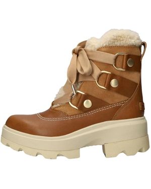 Sorel Schoenen ,Bruin ,Leer Joan Frwd Boots