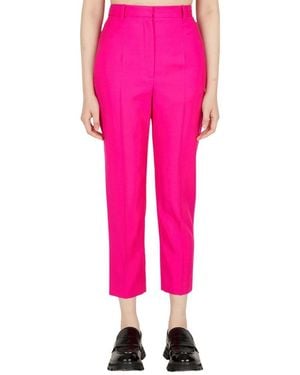 McQueen Cropped Trousers - Pink