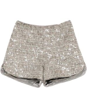 SIMONA CORSELLINI Short Shorts - Gris