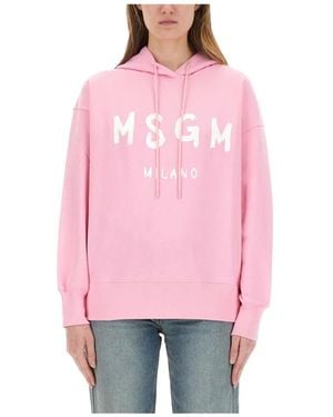 MSGM Hoodies - Pink