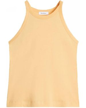 Rodebjer Tops ,Katoen Zonneschijn Schouder Top - Naturel