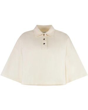 Bottega Veneta Polo Shirts - Natural