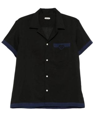 Bode Short Sleeve Shirts - Black