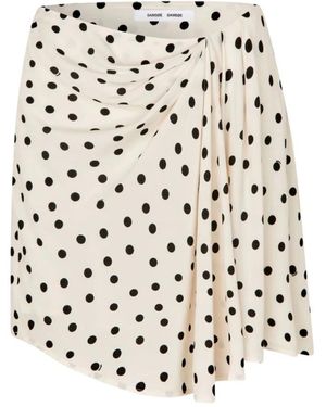 Samsøe & Samsøe Rokken ,Veelkleurig ,Saiben Skirt - Naturel