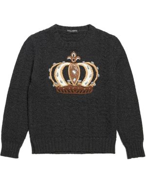 Dolce & Gabbana Wollen Trui Van Zuiver Scheerwol - Zwart
