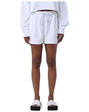 Stella McCartney Baumwoll-Shorts Mit Kordelzug - Blau
