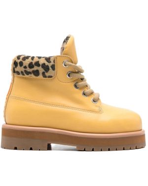 PDF Lace-Up Boots - Neutro