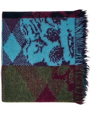Dries Van Noten Winter Scarves - Blue