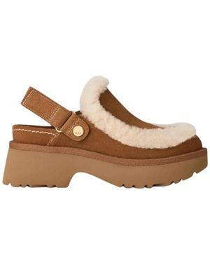 UGG Schoenen ,Bruin ,Suède Esmee Clog