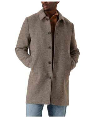 SELECTED Single-Breasted Coats - Brown