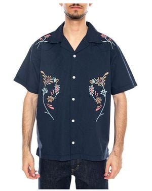 Wrangler Short Sleeve Shirts - Blu