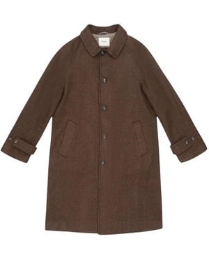 Circolo 1901 Single-Breasted Coats - Brown