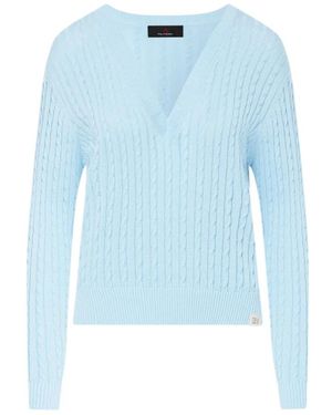 Peuterey V-Neck Knitwear - Azul
