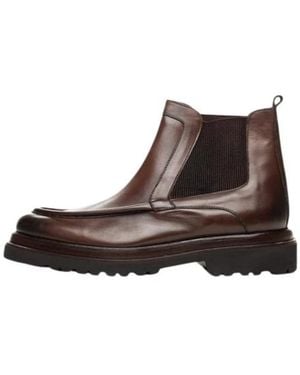 Poche Paris Chelsea Boots - Brown