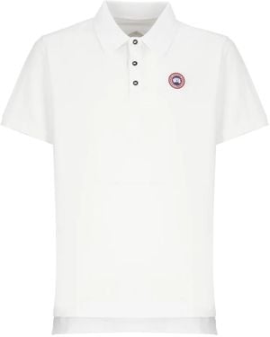 Canada Goose Polo Shirts - White