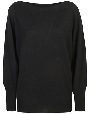 Le Tricot Perugia Round-Neck Knitwear - Black